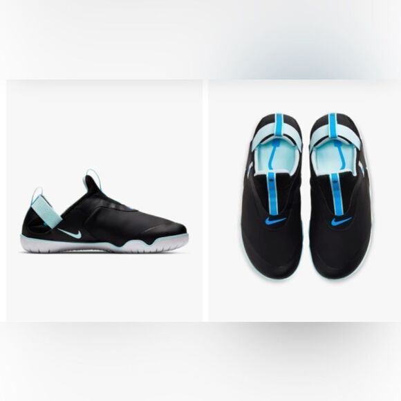 Nike Black/Blue Unisex Sneakers(Men's 7, Women's 8.5) - Picture 10 of 10